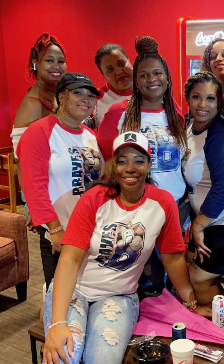 PPD sisters on a Braves-day meetup.